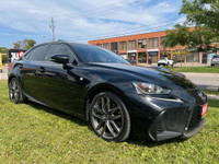 2018 LEXUS IS300 F-SPORT LEVEL 2 AWD. BLACK ON BLACK LEATHER INTERIOR. POWER SUNROOF. REAR VIEW CAME... (image 2)