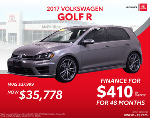 2017 Volkswagen Golf R 2.0 TSI