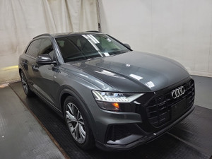 2022 Audi Q8 TECHNIK S-LINE |QUATTRO|NAVI|BSM|PANO|COOLED SEATS|WOOD TRIM|