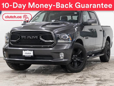 2018 Ram 1500 Sport Crew Cab 4X4 w/ Uconnect 4C, Apple CarPlay &