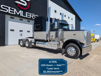2019 Peterbilt 389 Short Hood Heavy Haul with Lowbed Ramps Located near Westlock, AB Work orders inc...