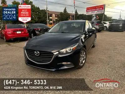 Come by and check out this 2017 Mazda 3 GX a perfect blend of efficiency, reliability, and sporty st...