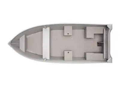 ALUMACRAFT V-14 Tiller 2025 Robustes résistants fiables : ce sont les mots utilisés sur tous les qua...