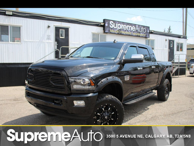 2018 Ram 3500 Longhorn Mega Cab Navi/S.Roof/Lthr/B.Cam in Cars & Trucks in Calgary
