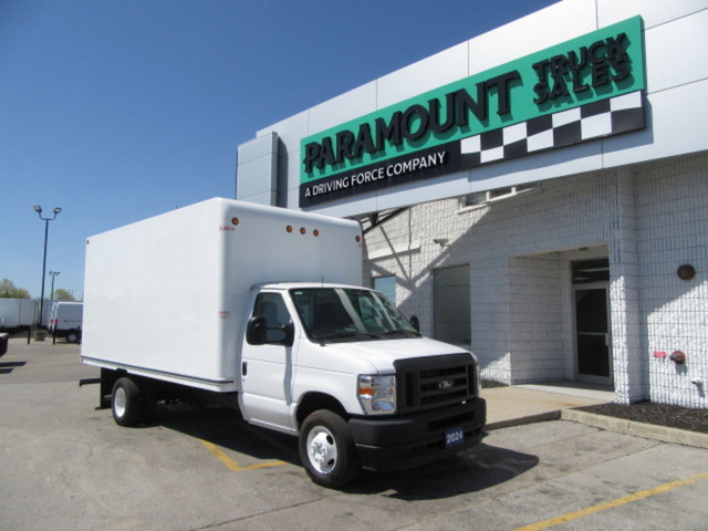 2024 Ford E-450 GAS 16 FT HIGH BOX CUBE VAN WITH ROLL OUT RAMP in Cars & Trucks in Oakville / Halton Region