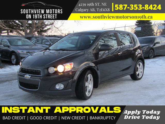 2014 Chevrolet Sonic LT-SUNROOF-HEATED SEATS-FINANCING AVAILABLE in Cars & Trucks in Calgary