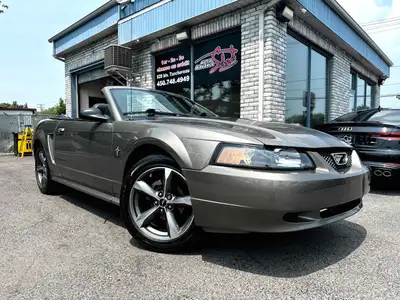 2002 FORD MUSTANG 2DR V6 CONVERTIBLE EN EXCELLENTE CONDITION MECANIQUE ET ESTHETIQUE!!! CLEAN CARFAX...