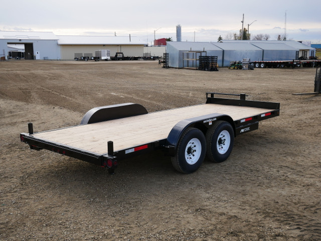 2024 SWS 18' H.D. Equipment Car Hauler Trailer w/ Pull Out Ramps in Heavy Equipment in Edmonton - Image 3