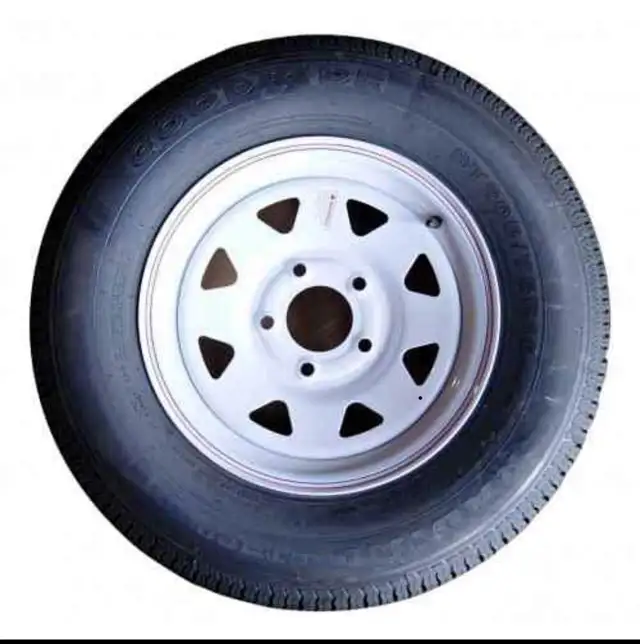 2025 St175/80 R13 on 5 bolt galvanized rims $79.99 Galvanized in Cargo & Utility Trailers in Mississauga / Peel Region - Image 3