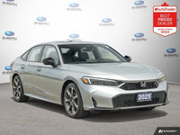 New Price! Solar Silver Metallic 2025 Honda Civic Hybrid Sport Touring Hybrid | Leather | Sunroof |... (image 6)