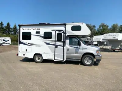 Embark on your next journey with the Adventurer 19RD Class C Motorhome. This gas-powered motorhome c...