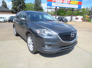 2014 Mazda CX-9 GT 7 Passenger AWD w/Nav/R.Cam/R.Starter/Bluetooth/BLIS/USB ~ Only 122k