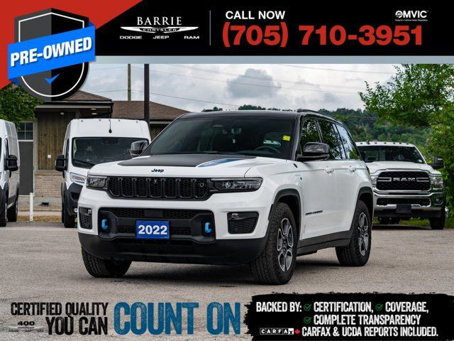 2022 Jeep Grand Cherokee 4xe Trailhawk in Cars & Trucks in Barrie