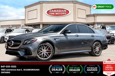 AMG E 63 S 4MATIC | MASSAGE SEATS | HUD | 360 CAM | BURMESTER MERCEDES BENZ INSPECTION IS AVAILABLE...