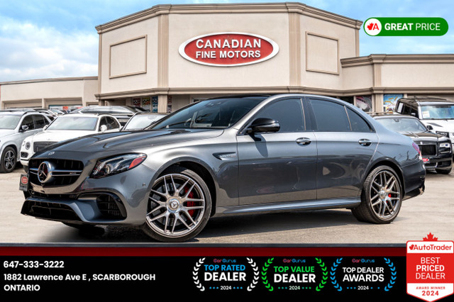 2018 Mercedes-Benz E-Class AMG E 63 S 4MATIC | MASSAGE SEATS | H in Cars & Trucks in City of Toronto