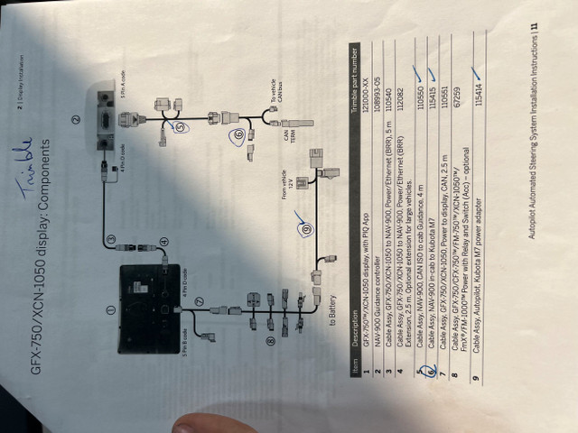 Kubota M7-2 Wiring Harness in Farming Equipment in Prince Albert - Image 2