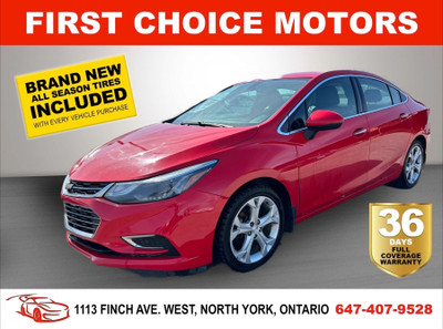 2017 CHEVROLET CRUZE PREMIER ~AUTOMATIC, FULLY CERTIFIED WITH WA