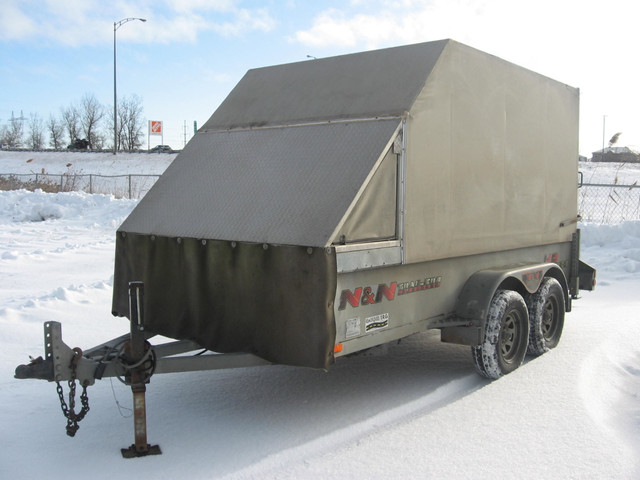 6X12 usagée galvanisé 2 essieux avec frein électrique in Cargo & Utility Trailers in City of Montréal