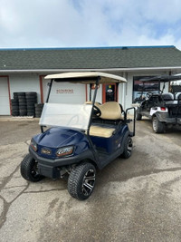 2018 CLUB CAR Tempo 48V Blue Golf Cart with 12 Alloys