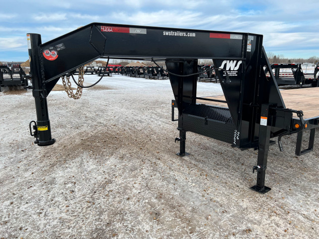 2025 SWS 26' Gooseneck Trailer (2) 10K Axles in Heavy Equipment in Edmonton - Image 2