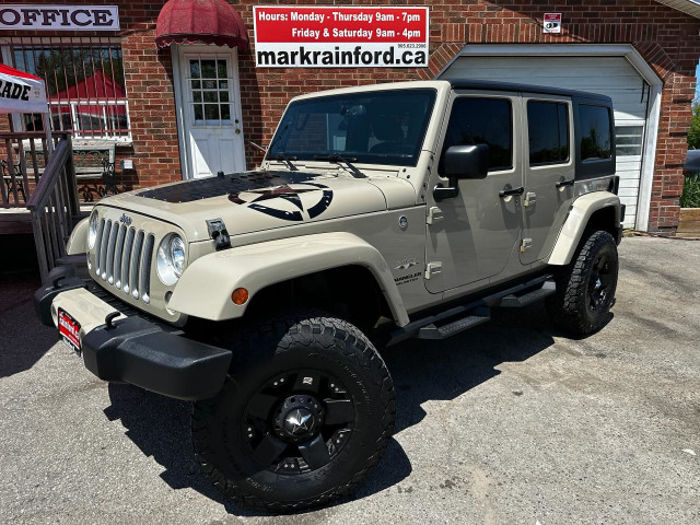  2017 Jeep Wrangler Sahara 4x4 6SPD NAV Lifted 35"Alloys BTA FM/ in Cars & Trucks in Oshawa / Durham Region