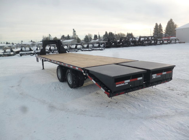 20,000# GVWR, FIR DECK, MEGA RAMPS, 26FT (21+5), NEW 2025 in Cargo & Utility Trailers in Calgary - Image 2
