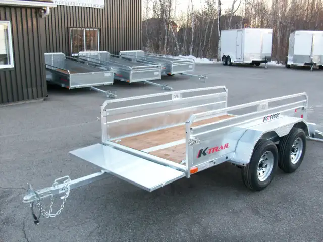 2025 K-TRAIL 5699-TPO-RP  56 X 99 2 ESSIEUX RAMPE PLIANTE ARRIER in Cargo & Utility Trailers in Laval / North Shore - Image 10