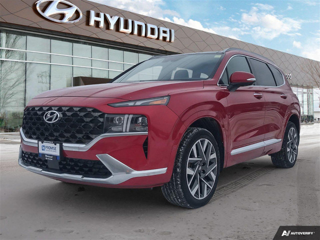 2022 Hyundai Santa Fe Ultimate Calligraphy Certified | 5.99% Ava in Cars & Trucks in Winnipeg
