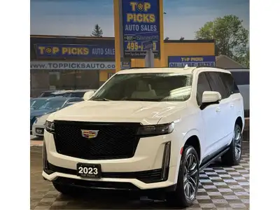 Sport Platinum, 6.2 Liter V8, Crystal White Tri-Coat On Tan Interior, 7 Passenger, AWD, Suede Headli...