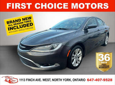 2016 CHRYSLER 200 LIMITED ~AUTOMATIC, FULLY CERTIFIED WITH WARRA