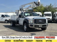 43FT+ platform height Terex bucket truck, service body with aluminum locking cabinets, 6.7L Diesel e... (image 4)