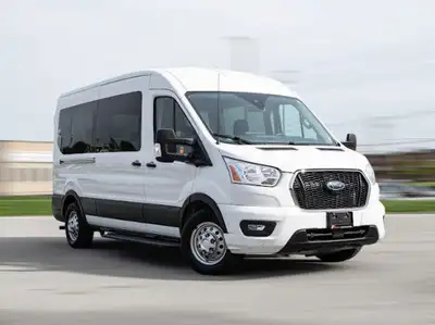 2022 Ford Transit 13 Passenger But car has (has floor mount for additional seat if needed) White Ext...