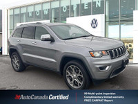 Recent Arrival! Grand Cherokee Limited, 4WD, Black Leather. Billet Silver Metallic Clearcoat 2020 Je... (image 7)