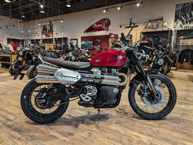 2024 Triumph Scrambler 1200 X Carnival Red in Street, Cruisers & Choppers in Winnipeg - Image 2