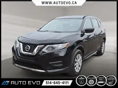NISSAN ROGUE S 2.5L 2017, 71800 KM, FINANCEMENT DISPONIBLE, GROUPE ELECTRIQUE, CAMERA DE RECUL, SIEG...