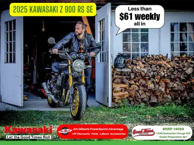 Only $61 Weekly, All-in On Ride it RoadLooking for a motorcycle that combines retro style with moder...