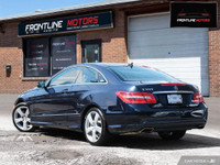 2010 Mercedes E550 Coupe 5.5L V8 RWD - One-Owner - Tanzanite Blue Metallic on Beige Leather Interior... (image 3)