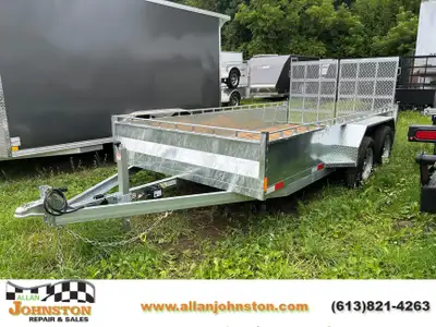 Standard Features 20in 14ga Sheet metal Sides 15in Galv Rim Wheel 8 welded in D rings 2-5/16 Coupler...