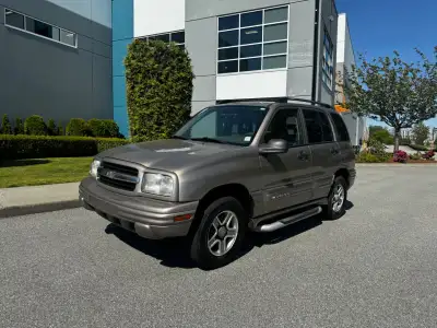 2003 Chevrolet Tracker 4X4 4 CYLINDERS AUTOMATIC A/C ACCIDENTS F