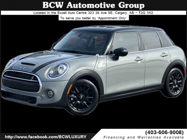 2021 MINI 5 Door Cooper S 6-Spd Warranty Certified Financing  in Cars & Trucks in Calgary