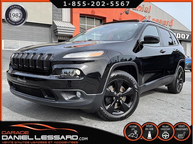 Jeep Cherokee HIGH ALTITUDE 4X4 3.2L, CUIR, PRÊT À PAR 2018 in Cars & Trucks in St-Georges-de-Beauce