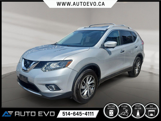 2014 Nissan Rogue SL AWD * CUIR * TOIT PANO * DVD * FULL EQUIPE  in Cars & Trucks in City of Montréal