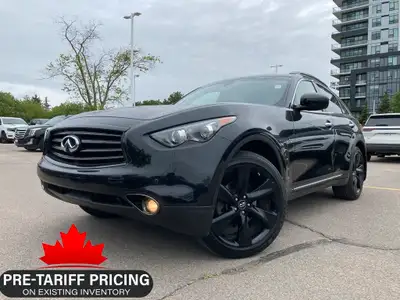 Recent Arrival! 2015 INFINITI QX70 Sport Black 3.7L V6 DOHC 7-Speed Automatic Call us at (905) 845-4...