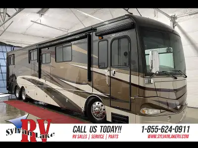 The 2012 Fleetwood Providence 42P is a luxurious Class A diesel motorhome designed for comfort and p...