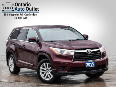  2015 Toyota Highlander LE | NO ACCIDENTS | 8 PAX | ONE OWNER | 
