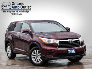 2015 Toyota Highlander LE | NO ACCIDENTS | 8 PAX | ONE OWNER | ALLOYS