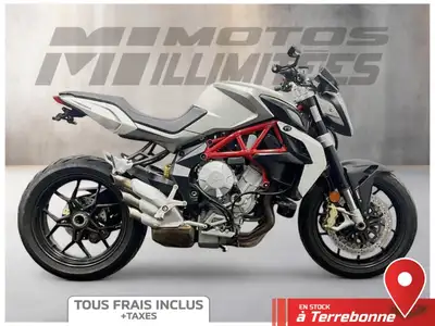 MV AGUSTA Brutale 800 EAS ABS 2014 Gris 20866 km au compteur. Motos Illimitées Terrebonne. Prix de v...
