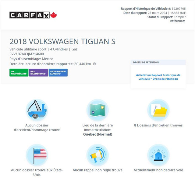 2018 Volkswagen Tiguan Trendline BAS KM! CARPLAY | CAMÉRA | DÉMA in Cars & Trucks in Laval / North Shore - Image 2