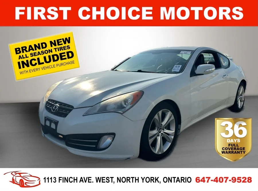 2010 HYUNDAI GENESIS COUPE 3.8 ~AUTOMATIC, FULLY CERTIFIED WITH