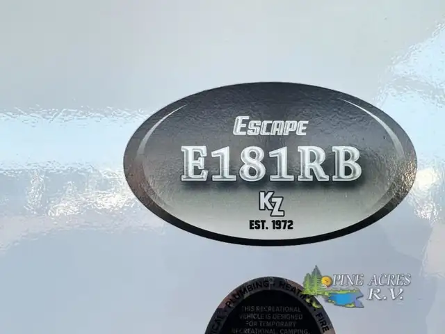 2023 KZ Escape E181RB Couples unit in Travel Trailers & Campers in Truro - Image 38